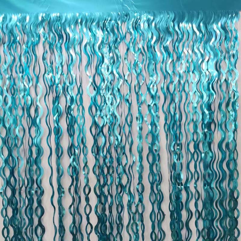 1*2 meter lyst regngardin frynse