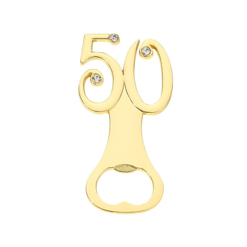 50 guld bryllupsdag ølflaskeåbnere