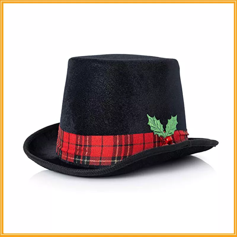 Christmas Caroler Top Hat