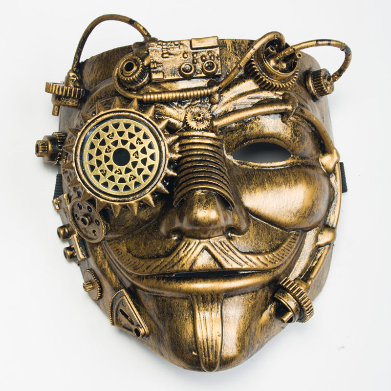Cyberpunk mekanisk partimaske