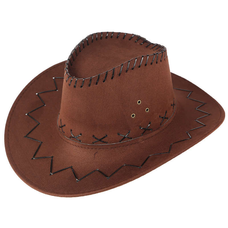 Deluxe cowboyhat med bred skygge