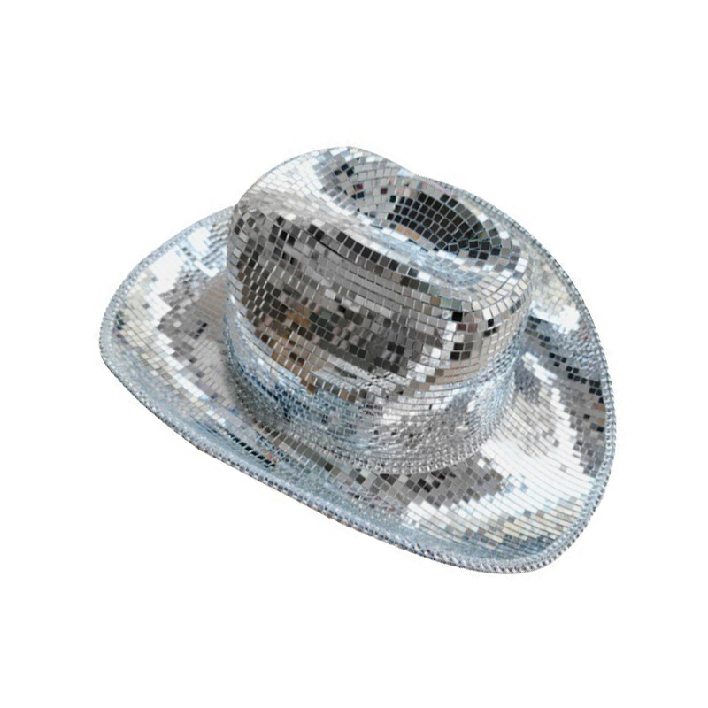 Disco Ball Cowboy Hat Fest Disco Cowgirl Hat