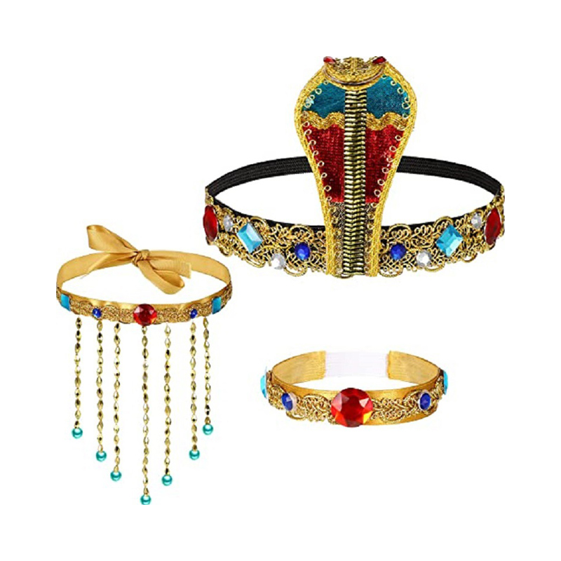 Egyptisk headpiece kostume tilbehør