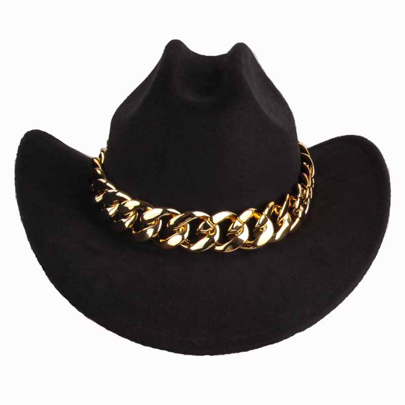 Fashion matchende personlig kæde cowboyhat