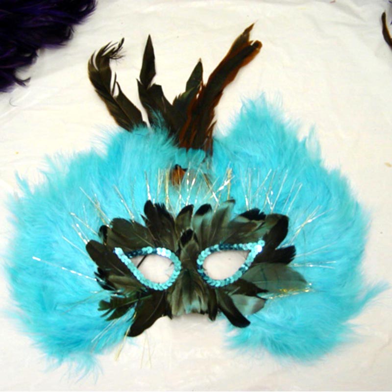 Fjermasquerade -maske