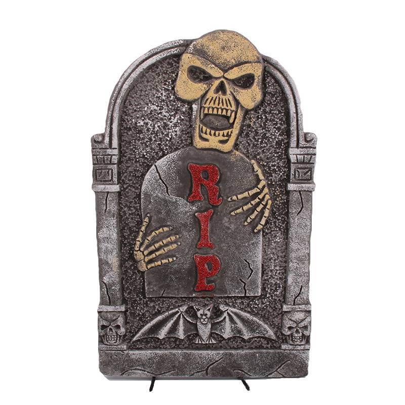 Halloween RIP Graveyard skum gravsten