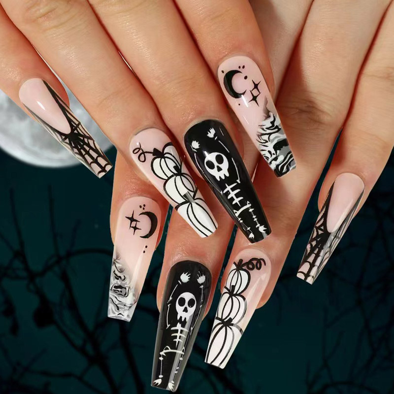 Halloween -serien falske negle