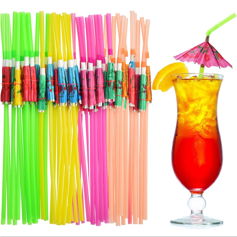 Hawaiisk stil Sun paraply Straw