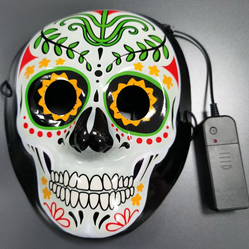 LED MASK LYS UP PARTY FACEMASK