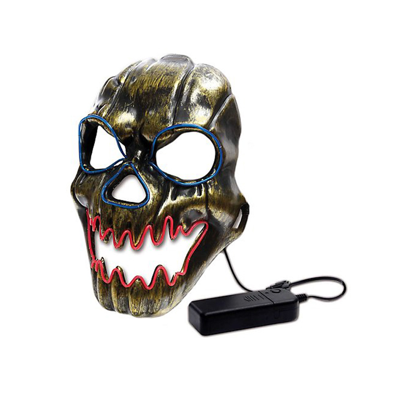 Led Scary Grimace Mask