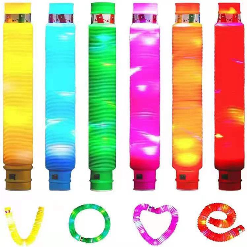 Lys op LED Pop Tubes Glow Sticks til børn