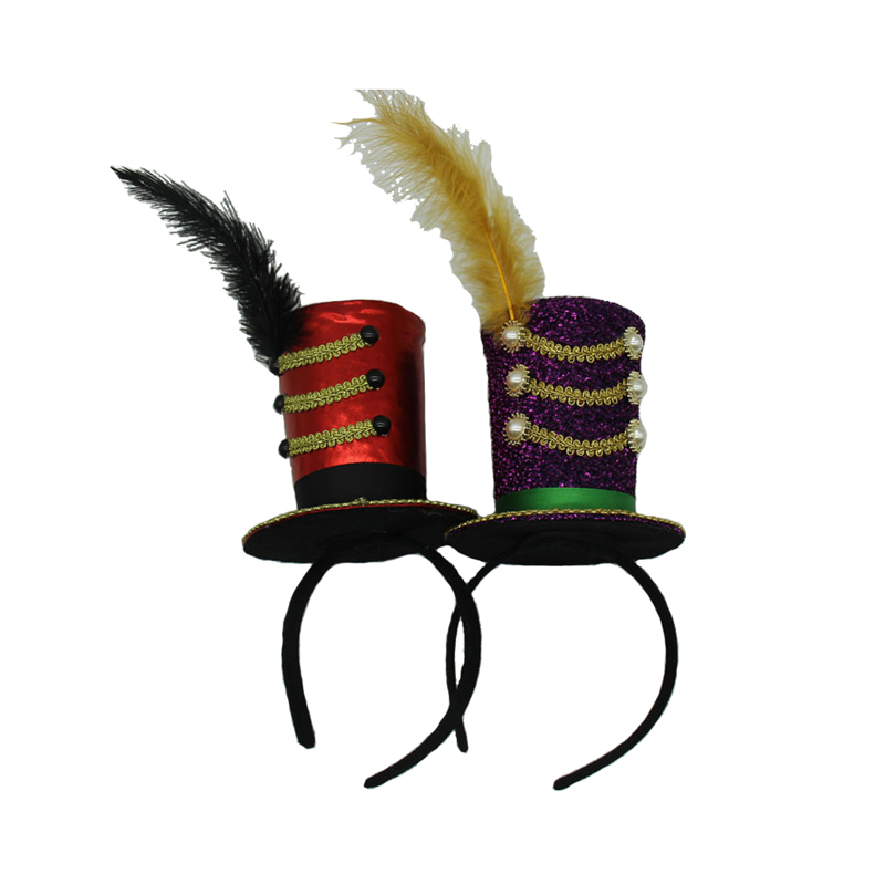 Mini Ringmaster Ringleader Small Top Hat Peambandband