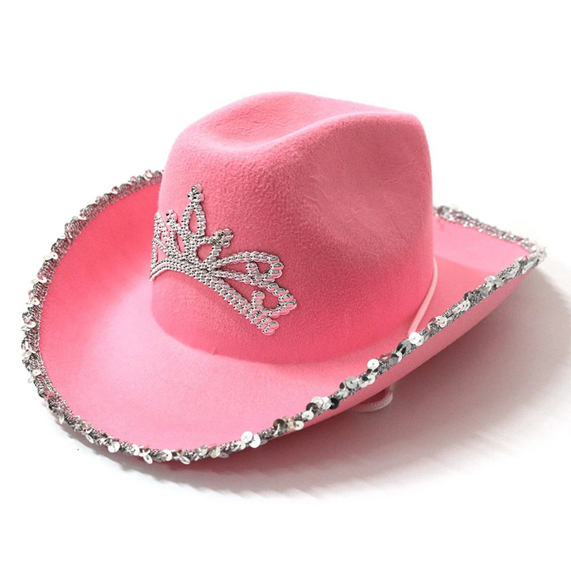 Pink hvid klud solcreme cowboyhatte