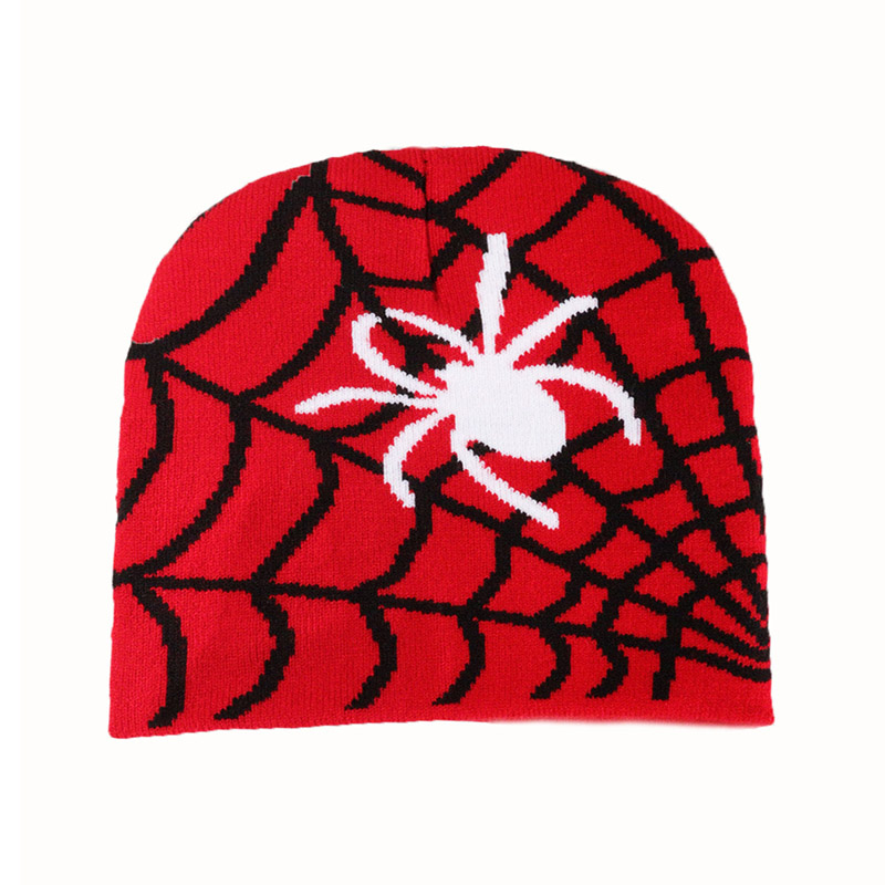 Spider Web Pattern Strik Skully Cap