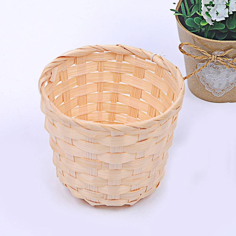 Diverse Organize Home Opbevaring Bamboo Woven Basket