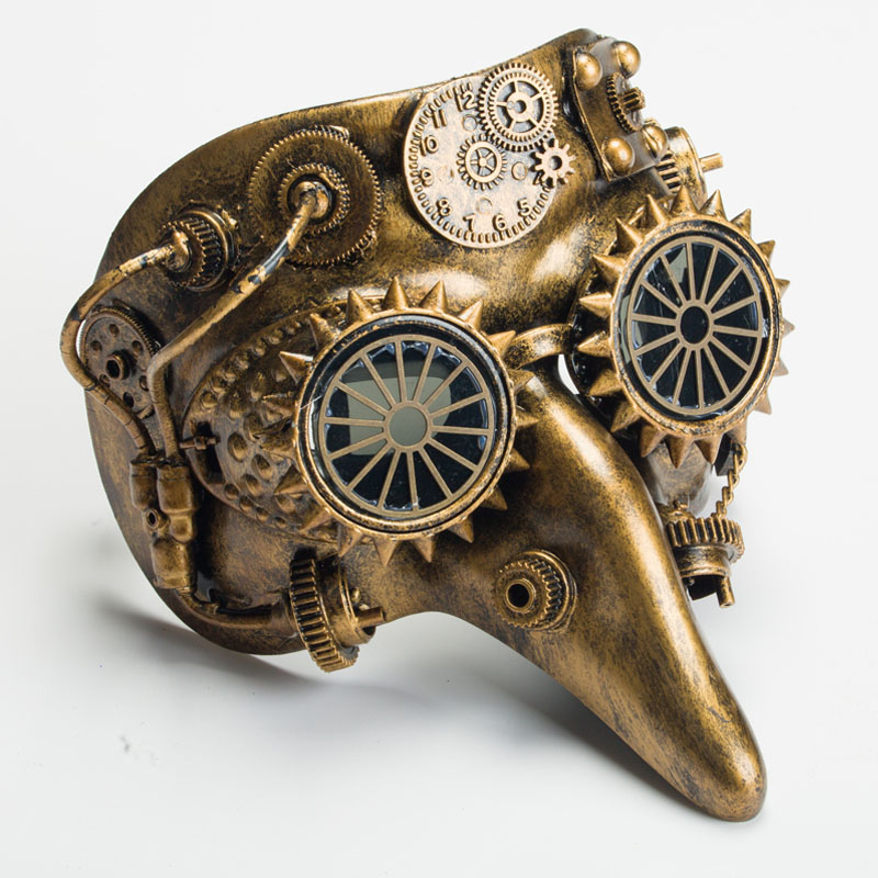 Victoriansk steampunk bauta fuld ansigt